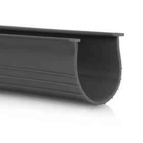 Earthtec 301659158044 3 Garage Door Bottom Seal Weatherstrip In Grey - 1/4 T Style All Widths 10