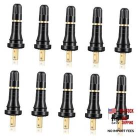 Elaraberry Yol-elaraberry-0770 Pcs Tpms Rubber Snap-in Valve Stems Tire Pressure Sensor Stem 10