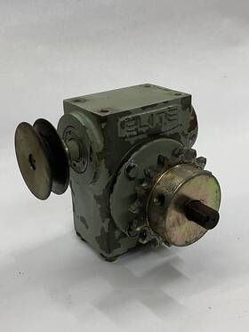 K32-50225 Elite/liftmaster Q212 Gear Reducer Taken From Csw200ul Swing Gate Controller W Pulley Used