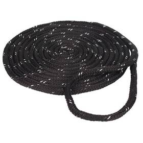 70792 Everbilt 1/2 Inch X 25 Ft. Reflective Dock Line Double Braid Nylon Rope Black