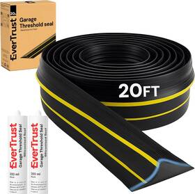 Dy03gtsl25 Evertrust 20ft/6m Garage Threshold Seal Strip. Weatherproof Epdm Rubber Strip Replacement