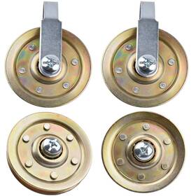 Ewonice 603803553409 Heavy Duty Garage Door 3 Inch Pulley Kits 3/8 Bore 200lb Load Rating Incl