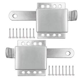 Ewonice 764283355676 Garage Door Side Lock With Self Tapping Screws Heavy Duty Inside Deadlock Du