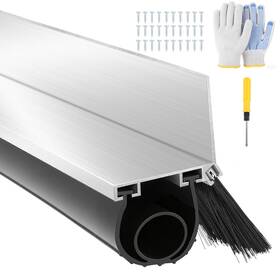 Fahkns 147882 10ft Universal Garage Door Seals Kit Heavy Duty Epdm U O Bottom Rubber Weathe