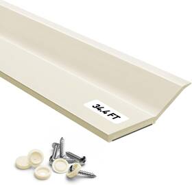 Fcsotsps 313041138107 Garage Door Seal Top And Sides 34.4ft Soft Hard Composite Rubber Beige Gara
