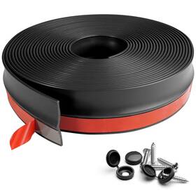 Fcsotsps Ckmcbr-black-581100 Garage Door Seal Top And Sides 36feet Universal Black We