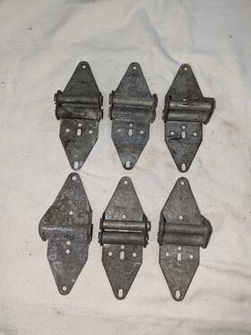 31416-2 Fehr Lot Of 6 Hinges Commercial Overhead Garage Door Ohd Replacement Parts