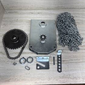 Ch84 Fehr Garage Door Chain Hoist - 1 Inch Shaft Mount 4020v 4 Reduced Drive L4