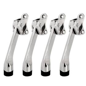 201008 Fengwu Fwus-doorstopper-4pcs--201008 4 Packs Kickdown Door Stop For Heavy Garage With Rubber Tip And Spr