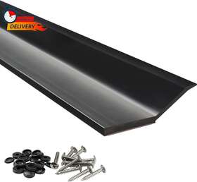 Fosluoc 34.4ft Garage Door Seal Top And Sides Strip 34.2ft Rubber Weather Stripping