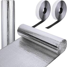 Sunshield-08 Frienda Rv Door Window Shade Cover Blackout 120 X 47 Inches Silver