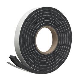 Frost King 077578012278 P Self-stick Rubber Foam Weatherseal 1 Inch W 5/16 T 10 Ft L Black