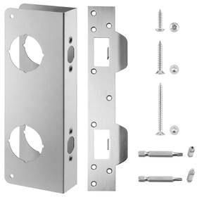 10385 Ftyokmi 10539 U Door Reinforcement Plate For 1-3/4 Inch Thick Doors And Includes The 10