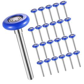 Wce-funtery-1304 Funtery Nylon Garage Door Roller 1.8 Inch Blue Replacement Wheels