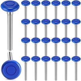 Funtery Wce-funtery-2564 24 Pack 2 Inch Nylon Garage Door Rollers With Double Seal Cap 4 Stem Quiet Smoo