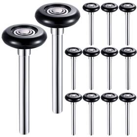 Funtery Wce-funtery-2654 12 Pack Nylon Garage Door Roller 2 Inch Quiet Rollers Bulk 6200z Beari