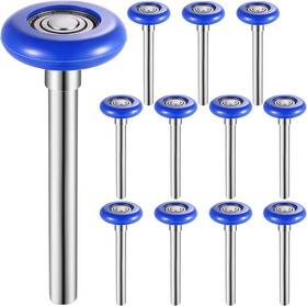 Wce-funtery-3212 Funtery 12 Pcs Nylon Garage Door Roller 1.8 Inch Replacement Wheels For 2ftft Track