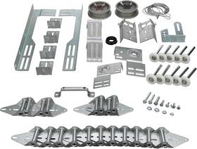 G.a.s Hardware 313034417493 G.a.s. Garage Door Parts Installation Bundle Kit Set For 16ft By 7ft Over