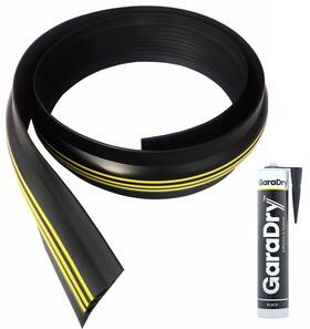 10ft3 Garadry 060214412148 1 Inch High Garage Door Threshold Seal Kit Length Flexible Pvc Complete