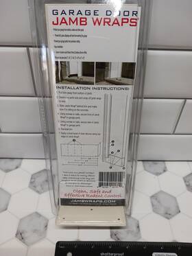 Garage Door Jamb Wraps 860162001709 Steel Almond 1 Pairs 2 Heavy-duty Pest And Rot Protection Fs