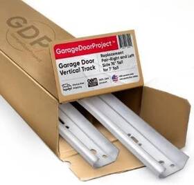 9z-ooao-k52l Garage Door Project Replacement Vertical Track Rails 76 In Height For 7 Ft Doors Usa M