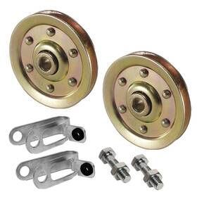 Garage Openers And Parts 673805188701 Extra Heavy Duty Door Pulley With Safety Cable Guide 3 Inch 200lb For