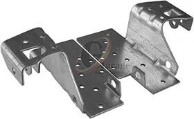 Garage Openers And Parts 673805188725 Door Low Headroom Outside Hook Up Bottom Bracket Bb-5 Pair Silver