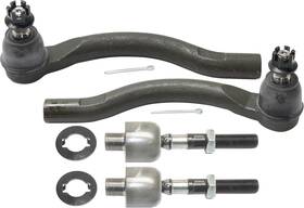 Jcwse-reph282136-4gp Garage-pro Front Left And Right Inner Outer Tie Rod End Replacement For Acura