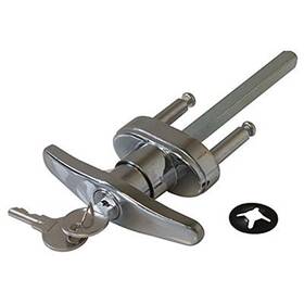 Garrag 723834658345 Universal Replacement Garage Door Lock T Handle With 2 Keys