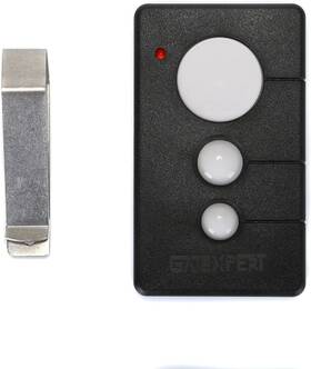 Rc3b17 Gatexpert Remote Control For Sliding Gate Opener With 3 Buttons Mini Black And White