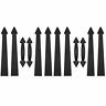 Gcm5156x2 Winsoon Magnetic Decorative Garage Door Hardware Couch House Double Carriage