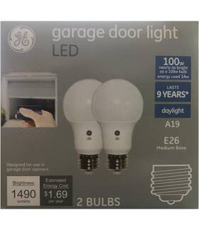 Ge 043168527965 2pk Garage Door Opener Led Light Bulbs Minimize Interference Daylight