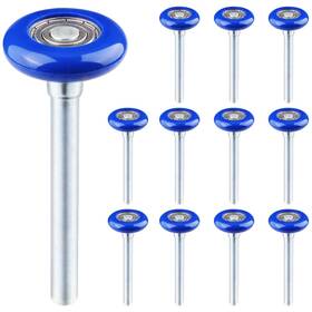 Genhakon 787502219115 12 Pack 1.8 Inch Nylon Sealed Garage Door Rollers Quiet/durable And High Loa