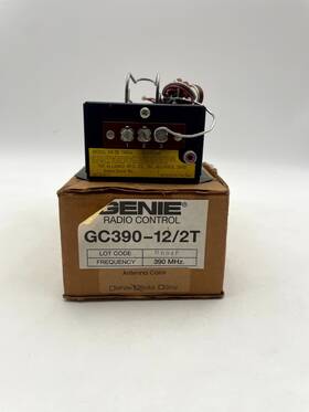 Ar-30 Genie Vintage Radio Control Receiver Black For Garage Door Opener System