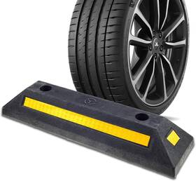 Gnb-1pg-12in-01 Genubi Industry Curb Garage Vehicle Floor Parking Stopper Heavy Duty Rubber Lot