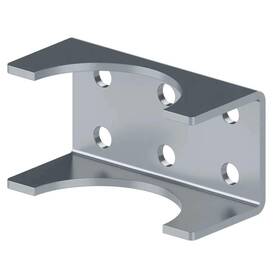 Ghost Controls H7-d8mk-iqo4 Ax4rw Ax4r Round Post Adapter Brackets To Adapt 4 2. Silver