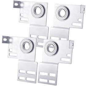 Mul-gisafai-7812 Gisafai 4 Pcs Garage Door Track Bracket 3 3/8 Inch Parts Torsion