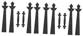 Goldengecko-02 Goldengecko 769307320746 2 Car Garage Door Magnetic Decorative Hardware/garage Accents
