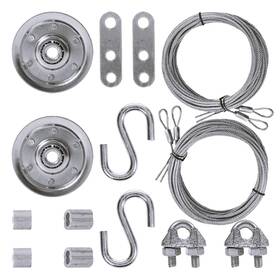 Garagepulley2 Granatan 820280330156 Garage Door Cable And Pulley Replacement Kit Including 2 P