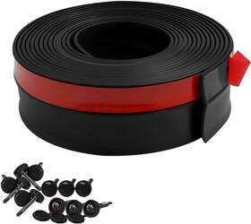 Greymond 445036766750 Garage Door Weather Stripping 40 Ft Black Side And Top Seal Trim U