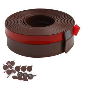 Mftt-0004-bn-004 Greymond #kmus Garage Door Weather Stripping 20ftbrown Side And Top Seal Trim