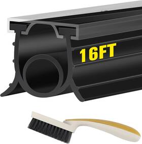 Gumlian 313038783730 Garage Door Seals Bottom Rubber 3-sided Weatherproof Seal Three Layers Of P