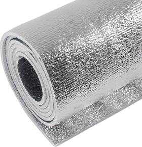 Smzzm04 Halero 5mm Reflective Insulation Foam Core Radiant Double Side Foil 40 Inch 80 Silver