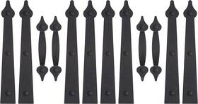 Hardware 445041997903 Decorative Magnetic Garage Door Hinges 12 Pieces Accents A