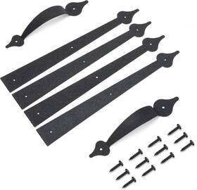 Hm001 Hardware Metal Garage Door Decorative 6 Pieces Steel Accents Real Ga