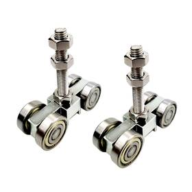 4wszall Hi Flame 4 Wheel Heavy Duty Trolley Assembly With Silent M10 Bolt 3 Nuts For