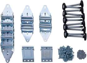 Home Master 744759629166 Hardware Garage Door Hinge And Roller Tune Up Kit For 16 X 7 Inch Or 18