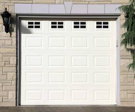 Homearda 059116155192 Magnetic Garage Door Windows Decorative Black Window Decals For On