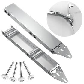 Gd02 Homeez 2 Sets Garage Door Quick Turn Top Fixture Brackets Hardware Heavy-duty Steel