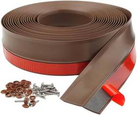 Rmft1036br Homwmpa Garage Door Seal Top And Sides Strip 34ft Rubber Weather Stripping Replace